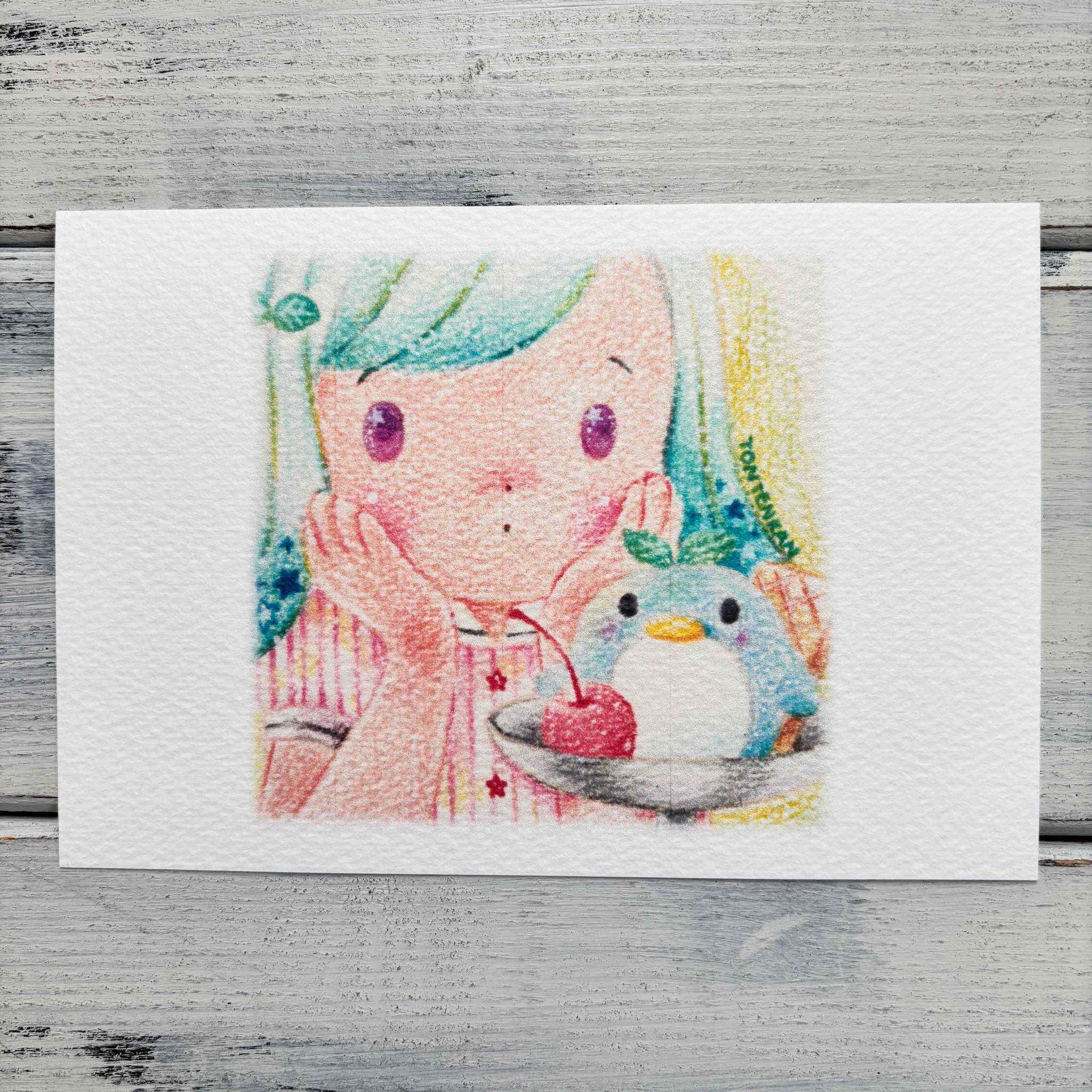 ペンギンアイスと出会っちゃった! ポストカードno.3441枚目の画像