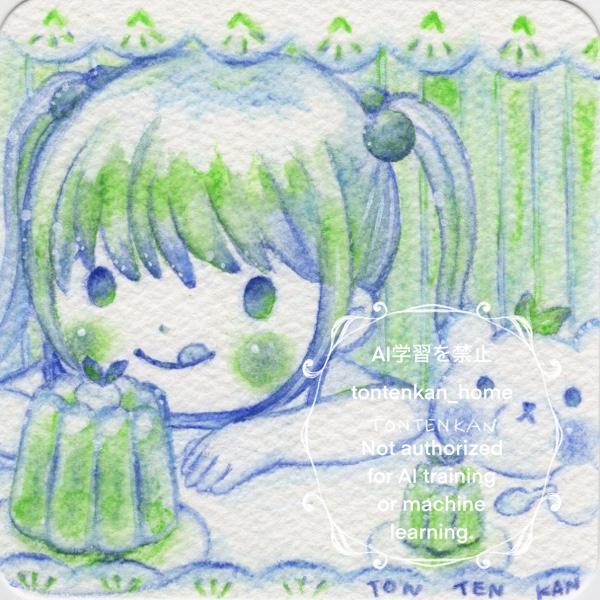 【期間限定6/23~7/5】てのひらペーパー原画【I】1枚目の画像