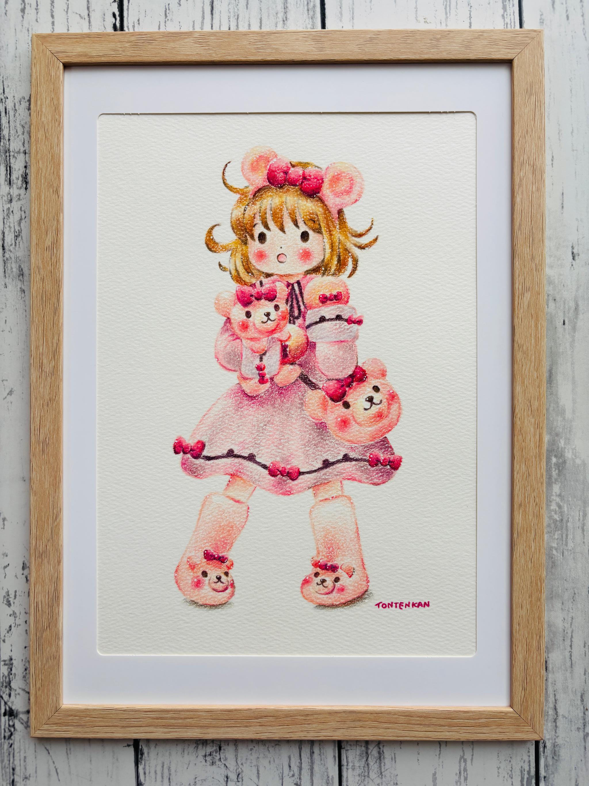 【原画】リボンくまちゃんが好きな女の子 no.3361枚目の画像