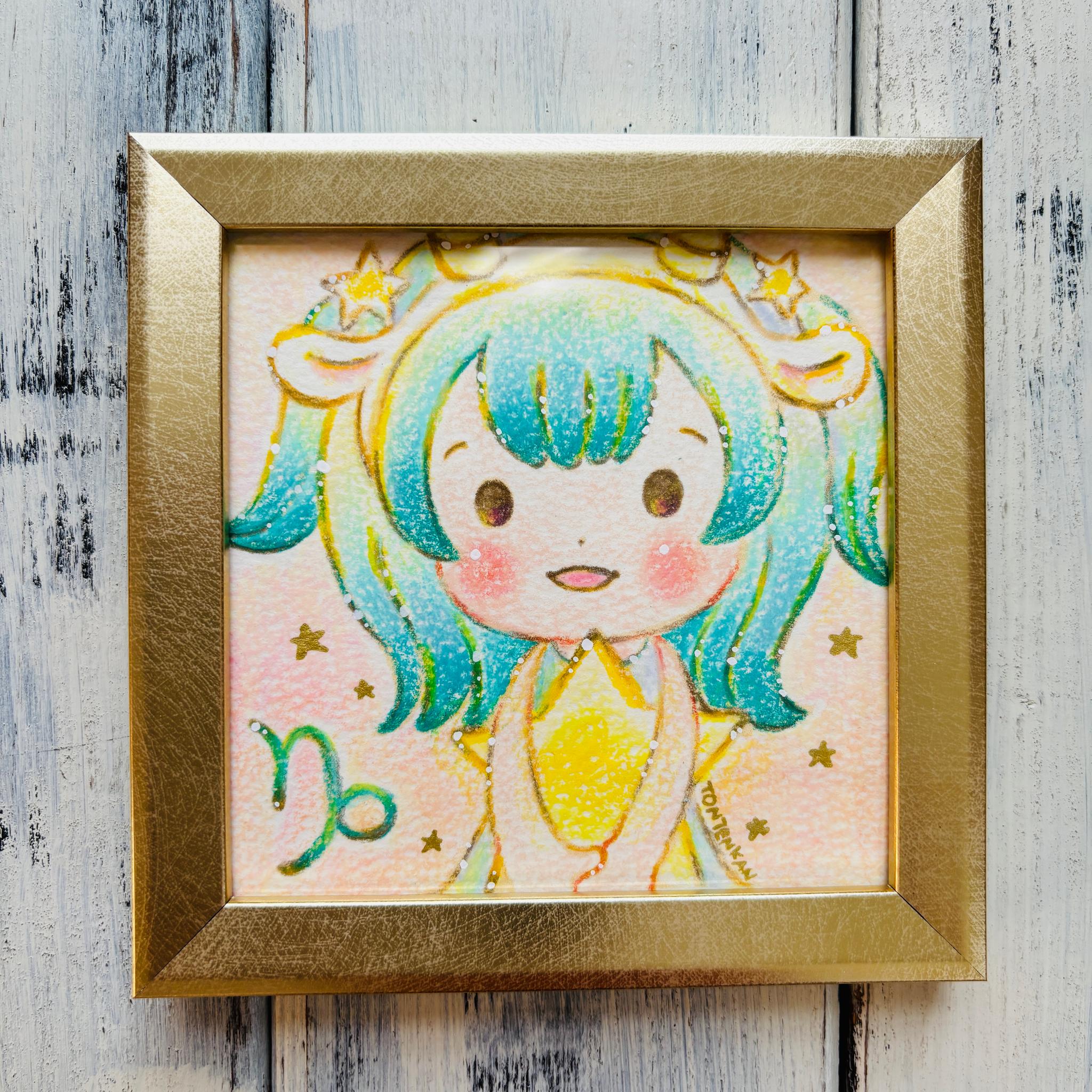 【期間限定6/23~7/5】【原画】 ⭐︎12星座の女の子⭐︎やぎ座 | 2枚目