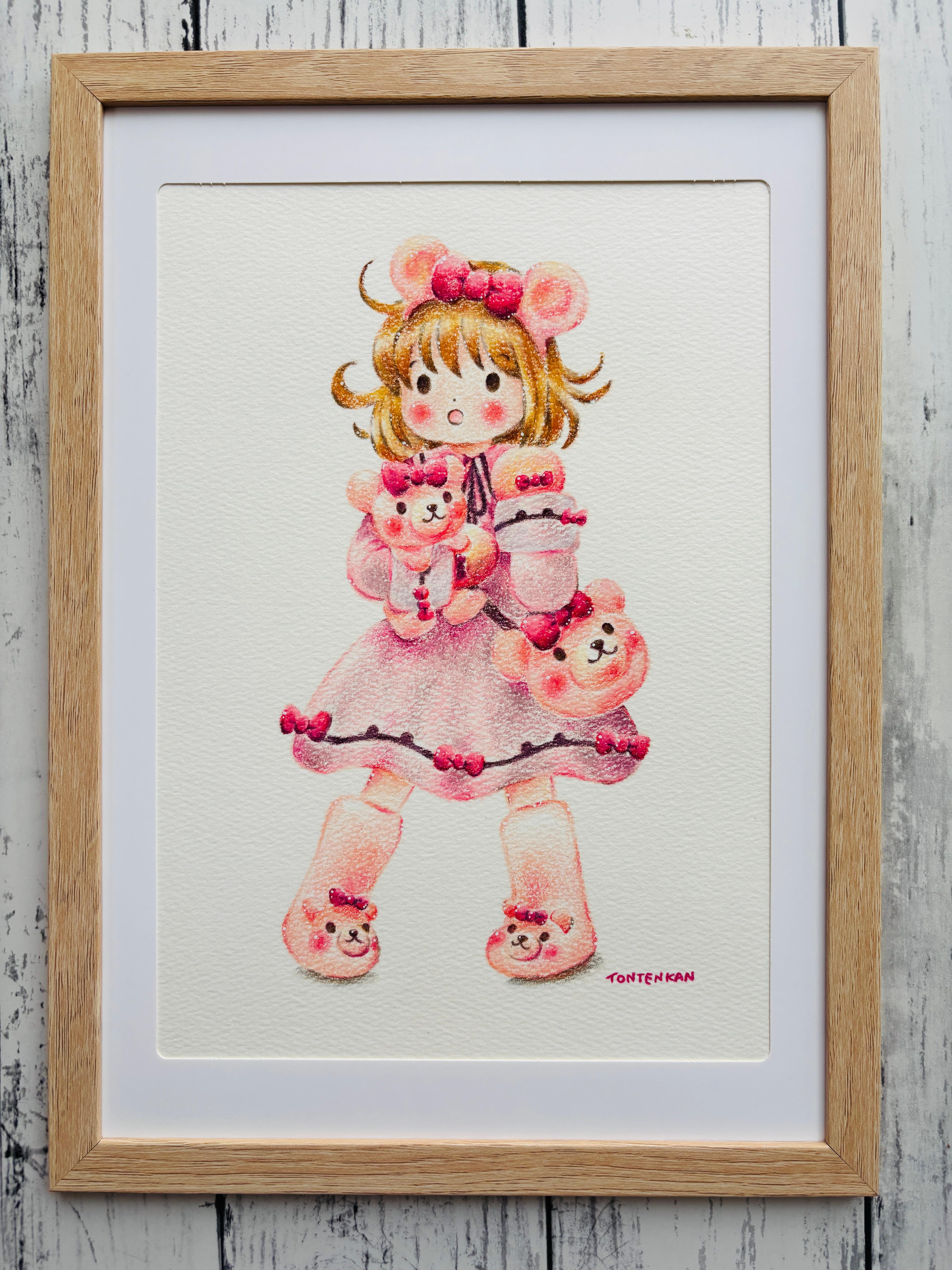 【原画】リボンくまちゃんが好きな女の子 no.3361枚目の画像