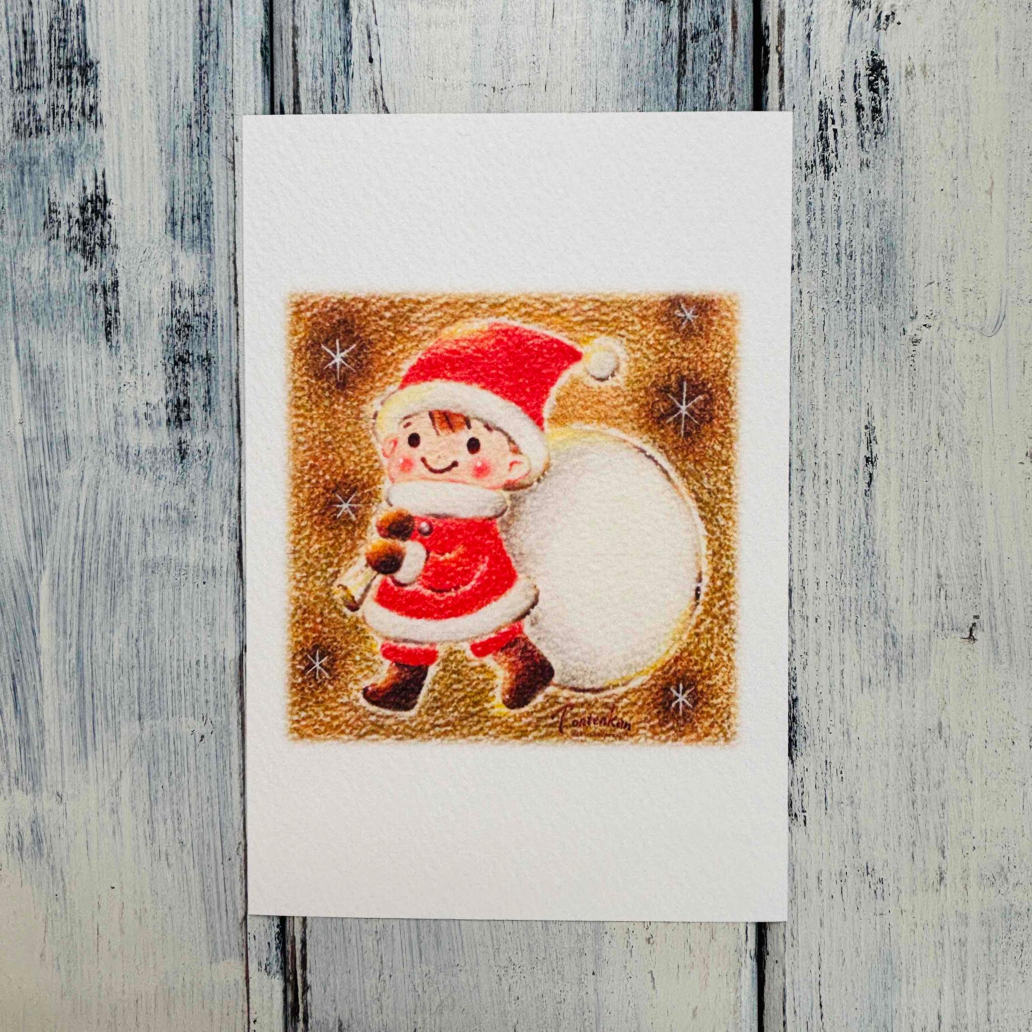 こどもサンタ ポストカードno.3501枚目の画像