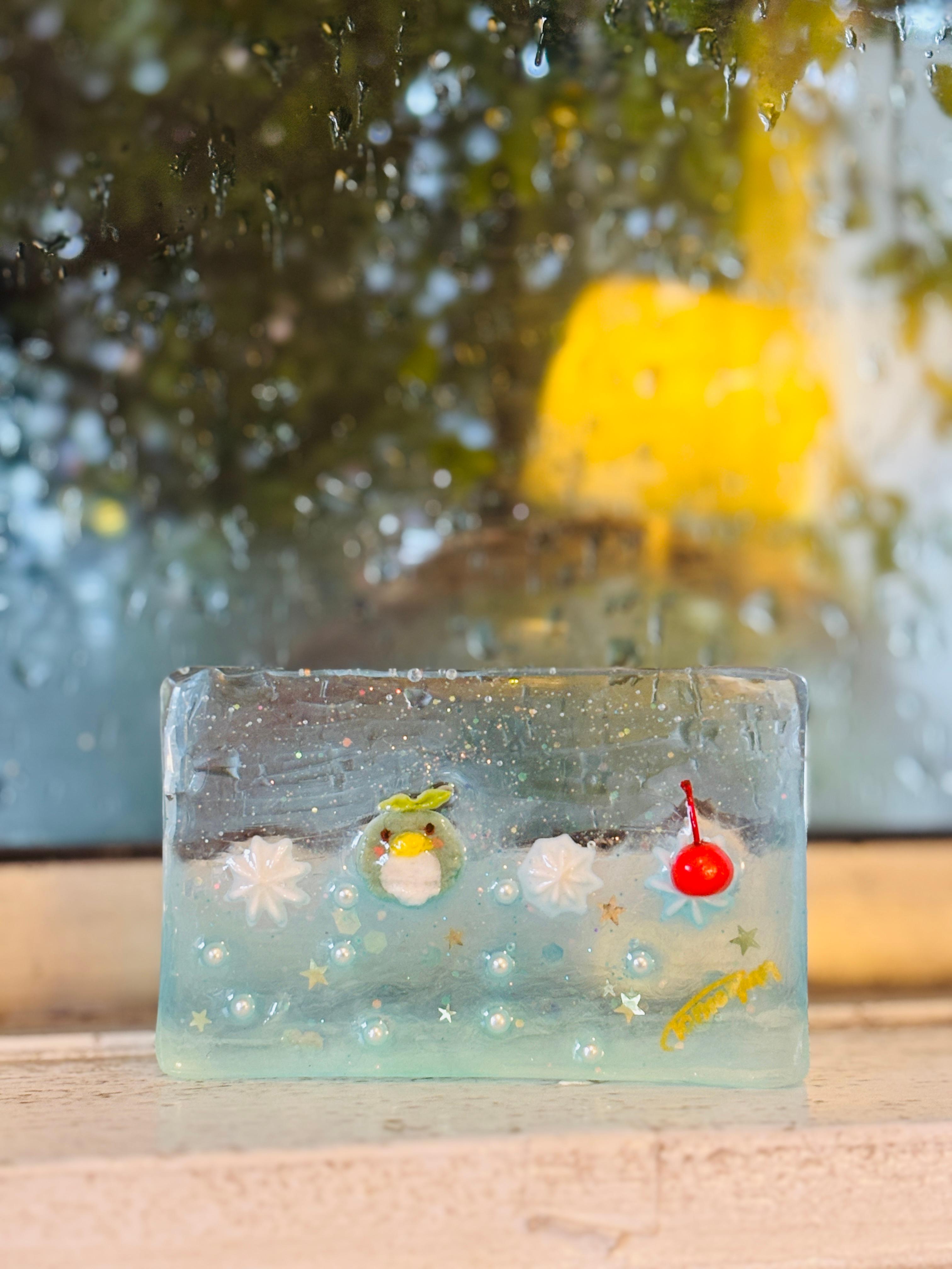 【1点もの】ペンちゃん、くまちゃんアイスクリームソーダ1枚目の画像